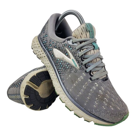 BROOKS Shoes GLYCERIN 17 Womens Size 8 Gray Running Sneaker Athletic 1202831B070 - Picture 5 of 13